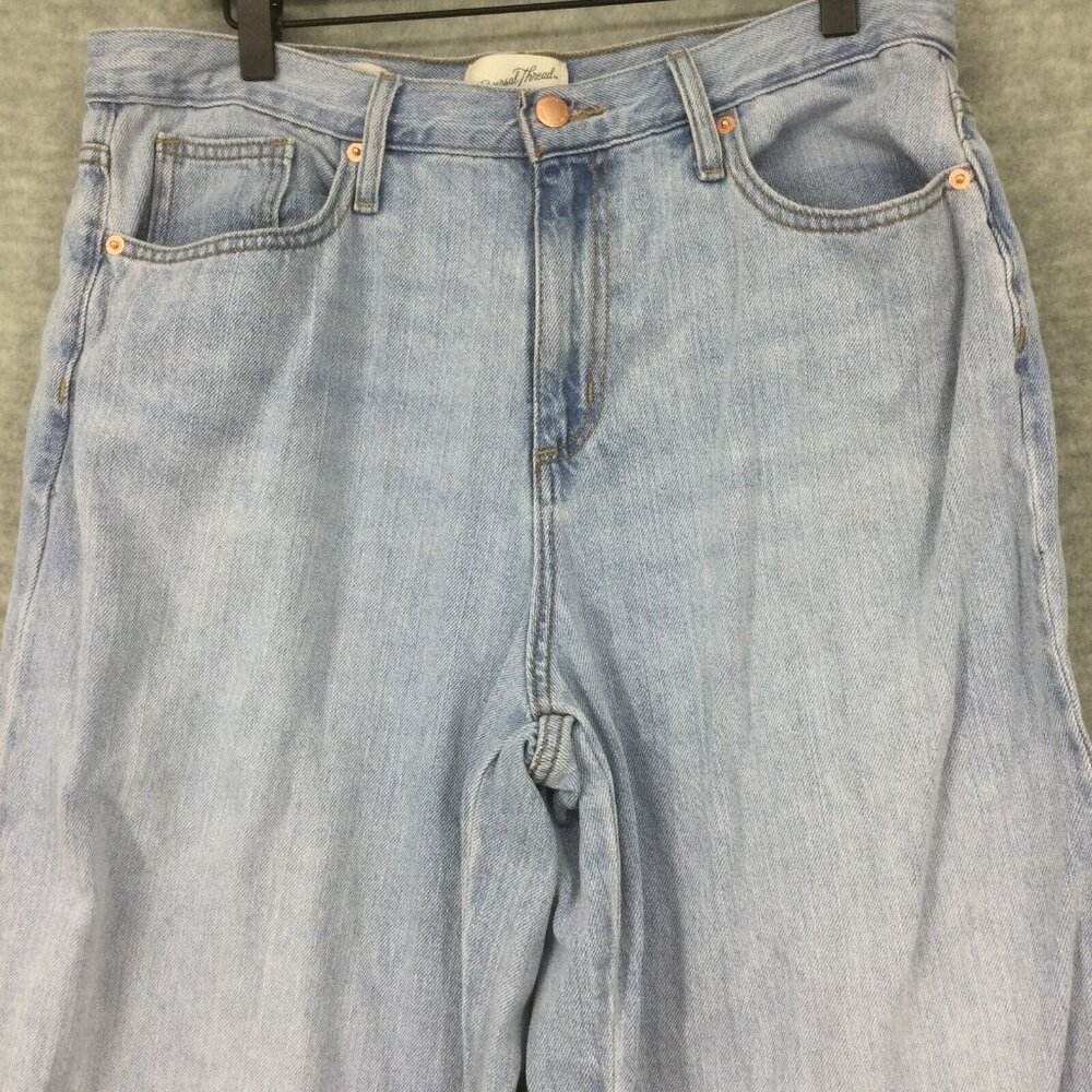 High Rise Wide Leg Jeans 12 31R Universal Thread Relaxed 90s Grunge Y2K - Picture 2 of 14